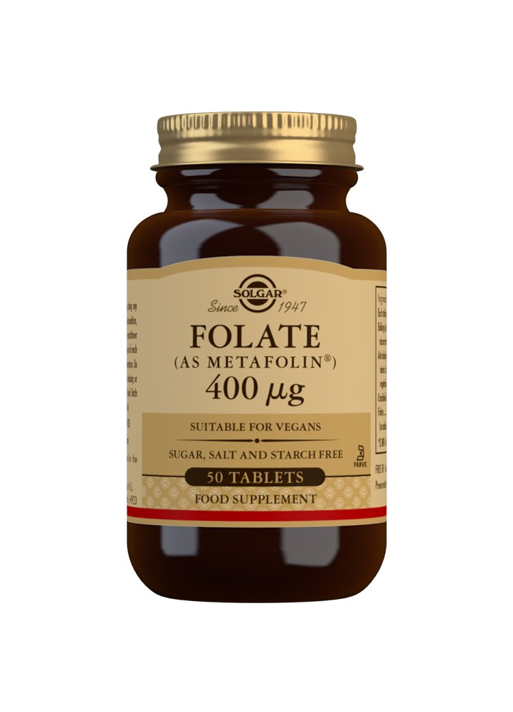 Solgar Folate 400 «µg (as Metafolin(R)) Tablets