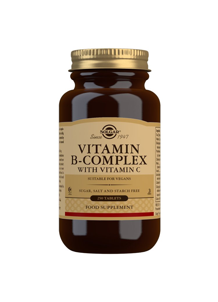 Solgar Vitamin B-Complex with Vitamin C Tablets