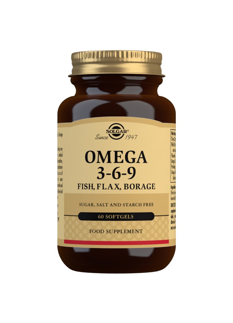 Solgar Omega 3-6-9 Fish, Flax, Borage Softgels
