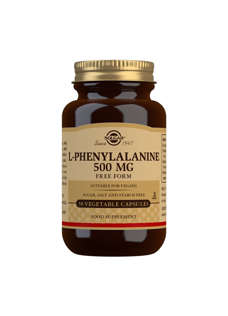 Solgar L-Phenylalanine 500 mg Vegetable Capsules