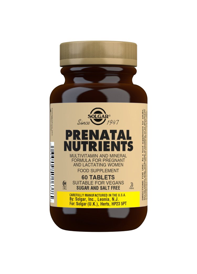 Solgar Prenatal Nutrients Tablets