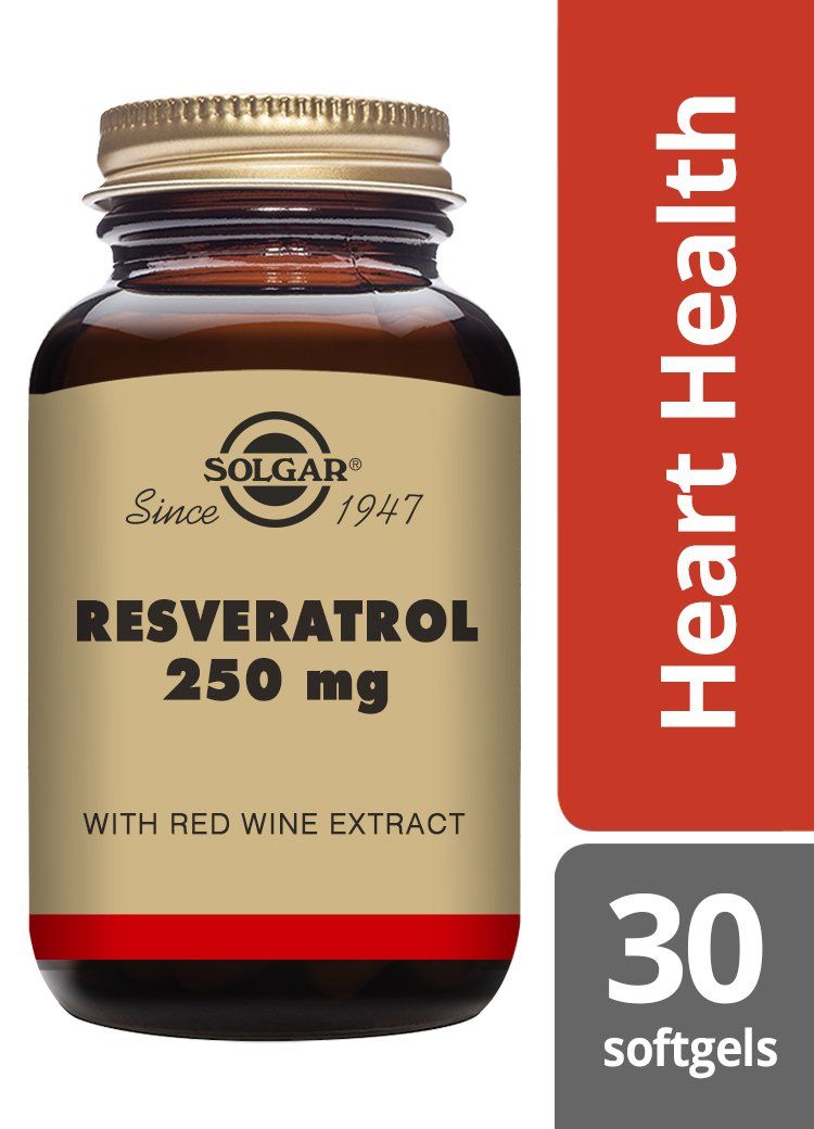 Solgar Resveratrol 250mg Softgels