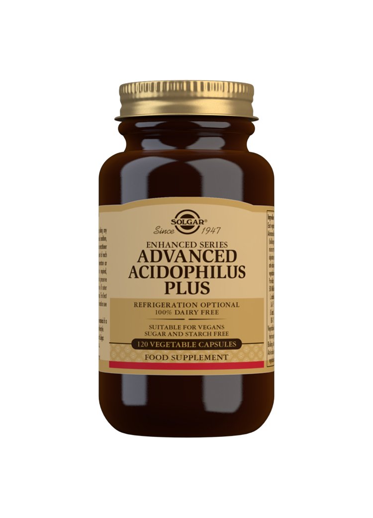 Solgar Advanced Acidophilus Plus (100% Dairy Free) Vegetable Capsules