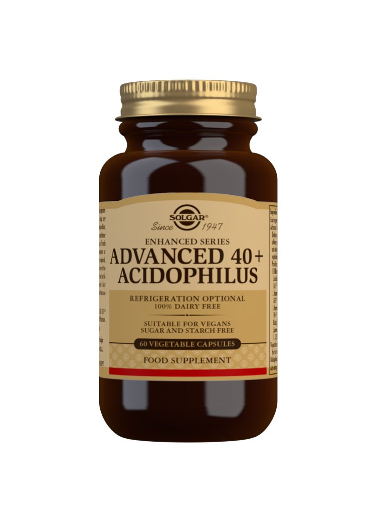 Solgar Advanced 40+ Acidophilus (100% Dairy Free) Vegetable Capsules
