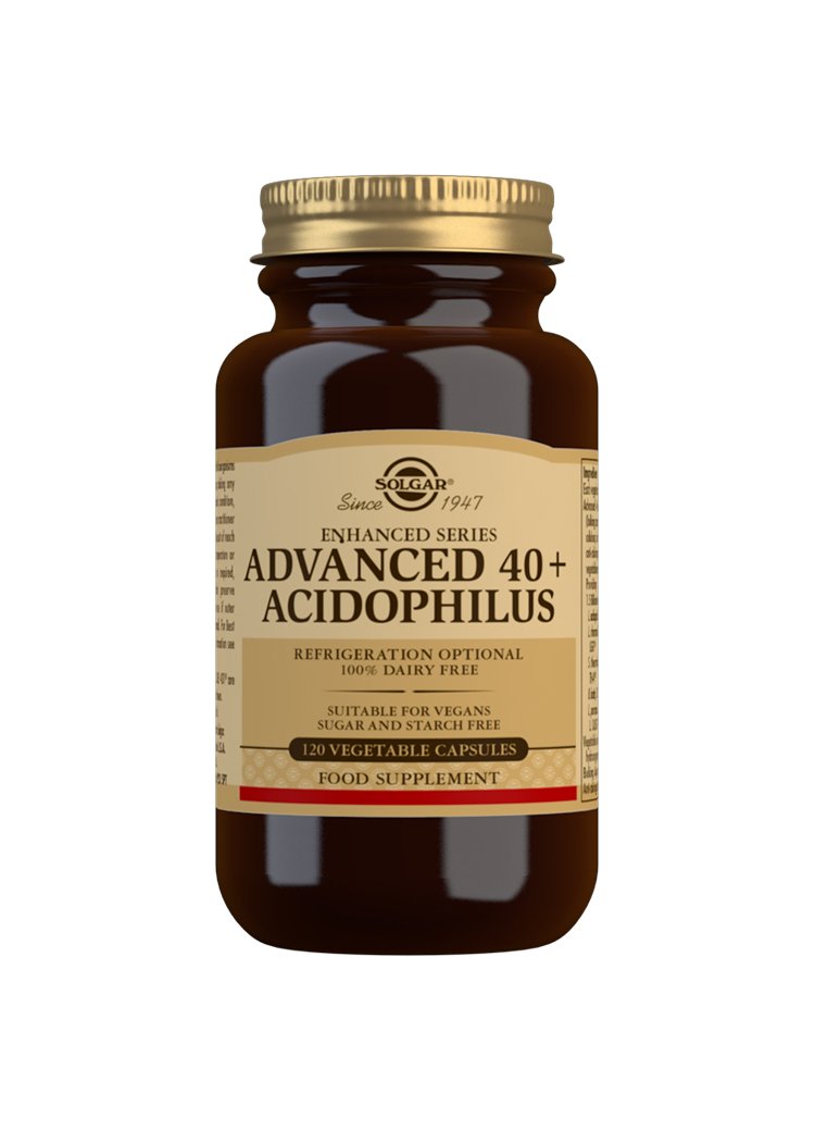 Solgar Advanced 40+ Acidophilus (100% Dairy Free) Vegetable Capsules