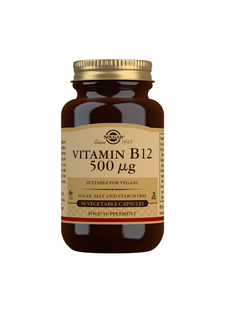 Solgar Vitamin B12 500 «µg Vegetable Capsules