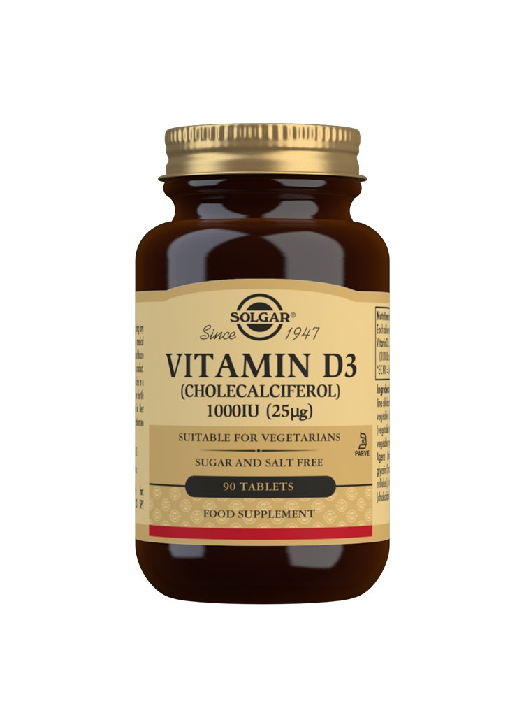 Solgar Vitamin D3 1000 IU (25 «µg) Tablets
