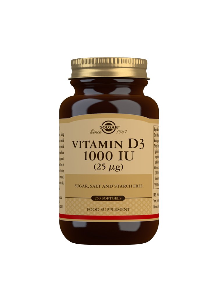 Solgar Vitamin D3 1000 IU (25 «µg) Softgels