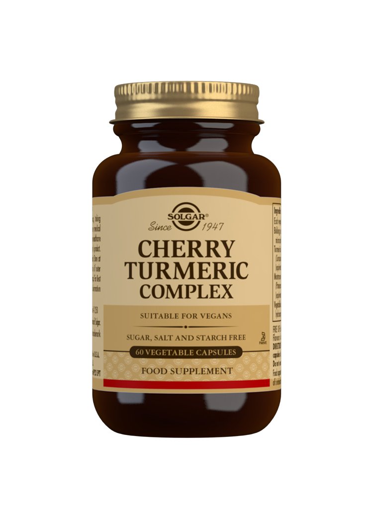 Solgar Cherry Turmeric Complex Vegetable Capsules