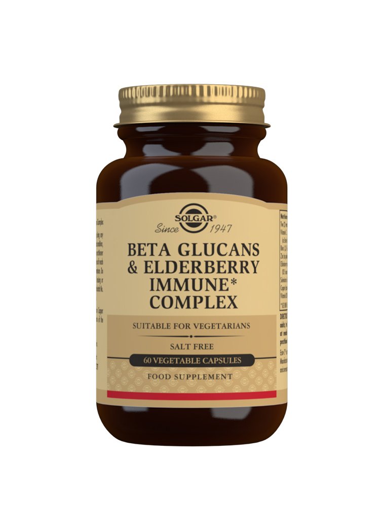Solgar Beta Glucans Immune Complex Vegetable Capsules