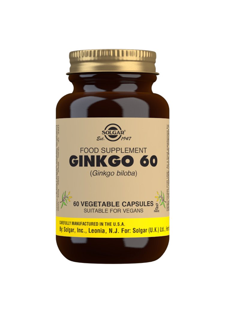 Solgar Ginkgo 60 Vegetable Capsules