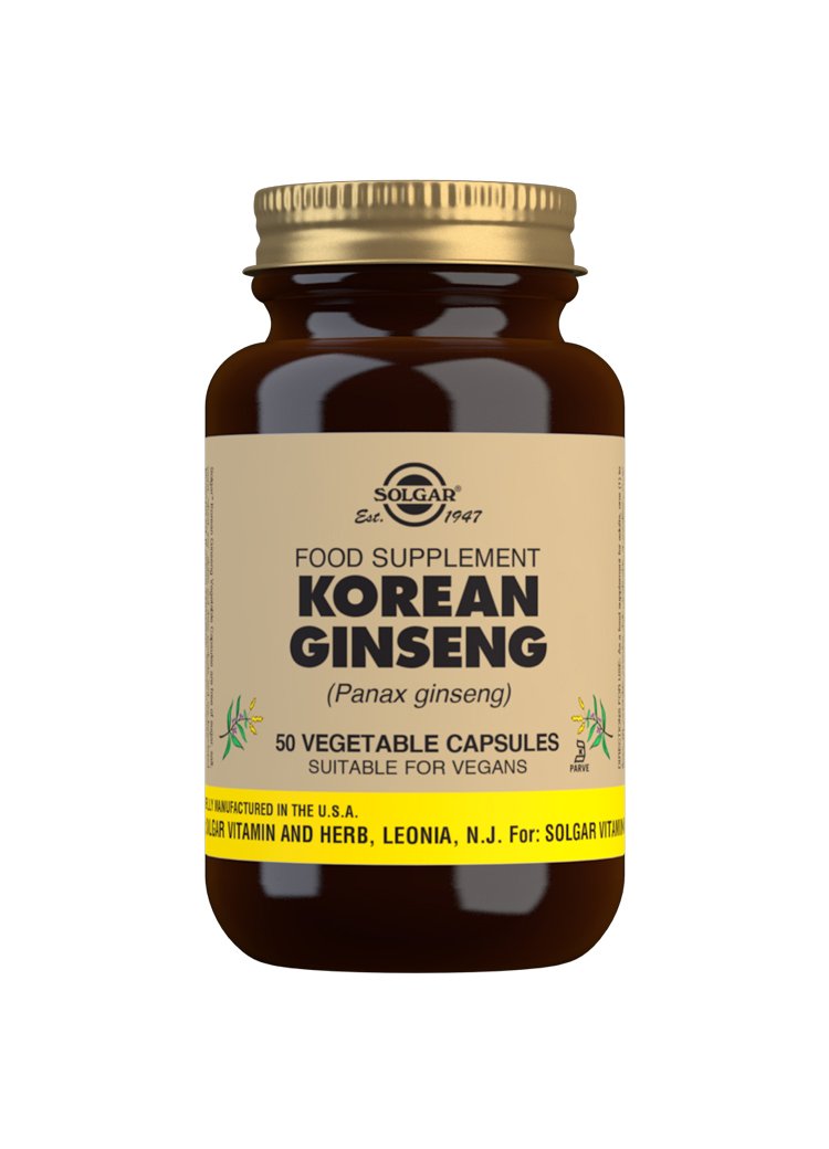 Solgar Korean Ginseng Vegetable Capsules