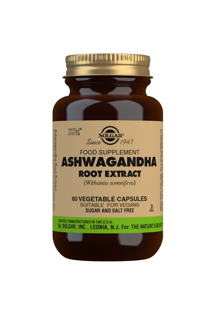 Solgar Ashwagandha Root Extract Vegetable Capsules