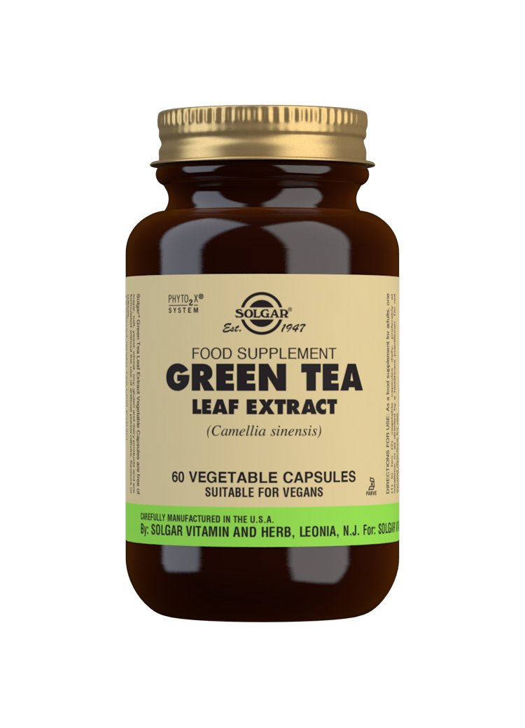 Solgar Green Tea Leaf Extract Vegetable Capsules