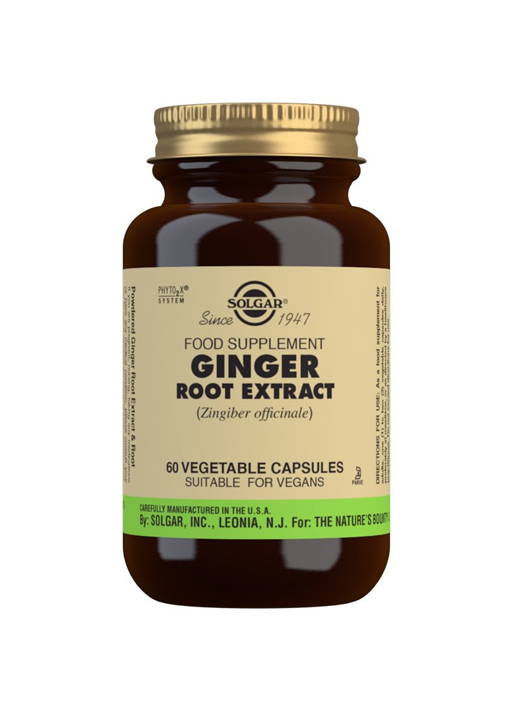Solgar Ginger Root Extract Vegetable Capsules