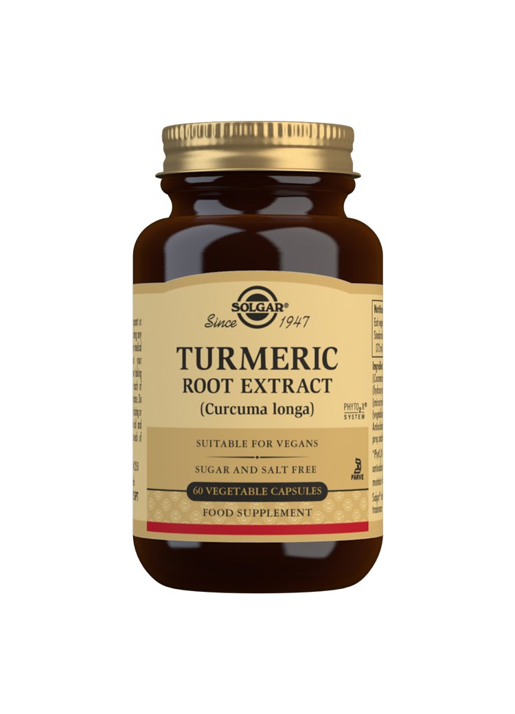 Solgar Turmeric Root Extract Vegetable Capsules