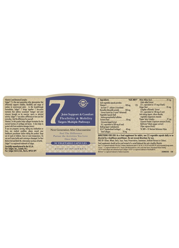 Solgar(R) 7 Vegetable Capsules