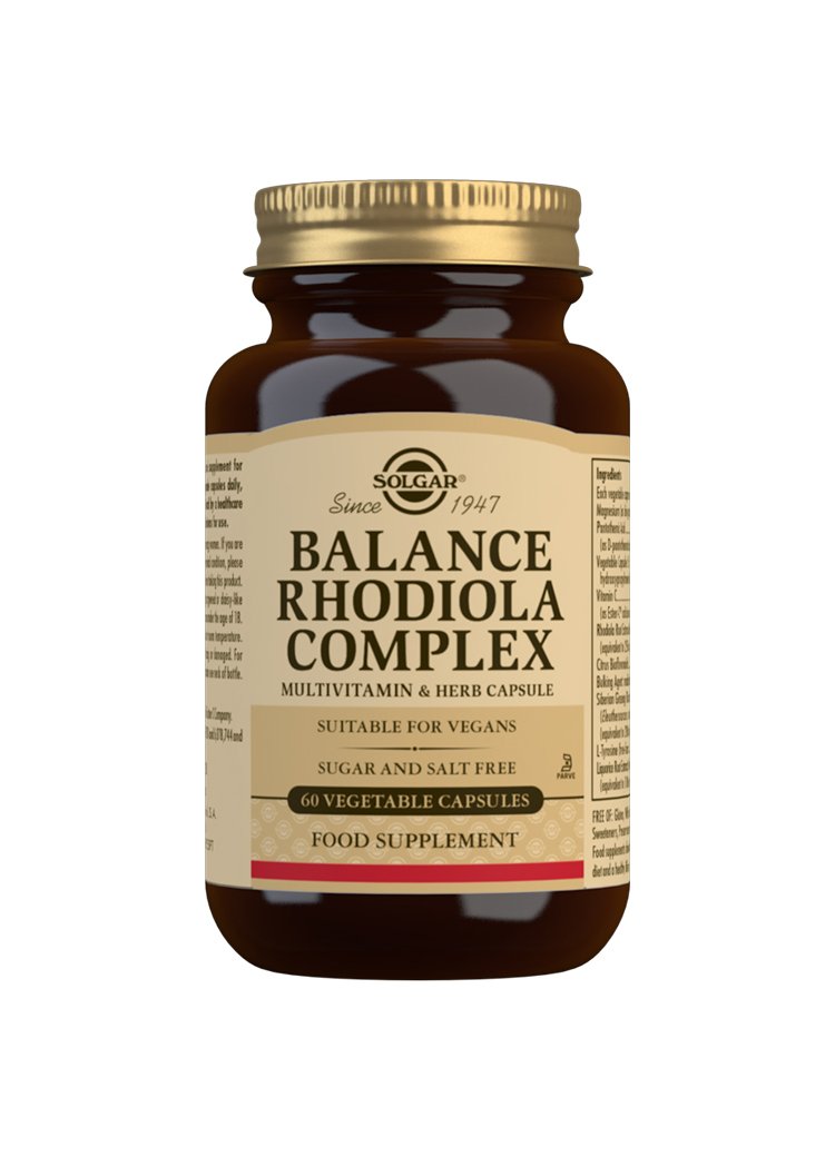 Solgar Balance Rhodiola Complex Vegetable Capsules