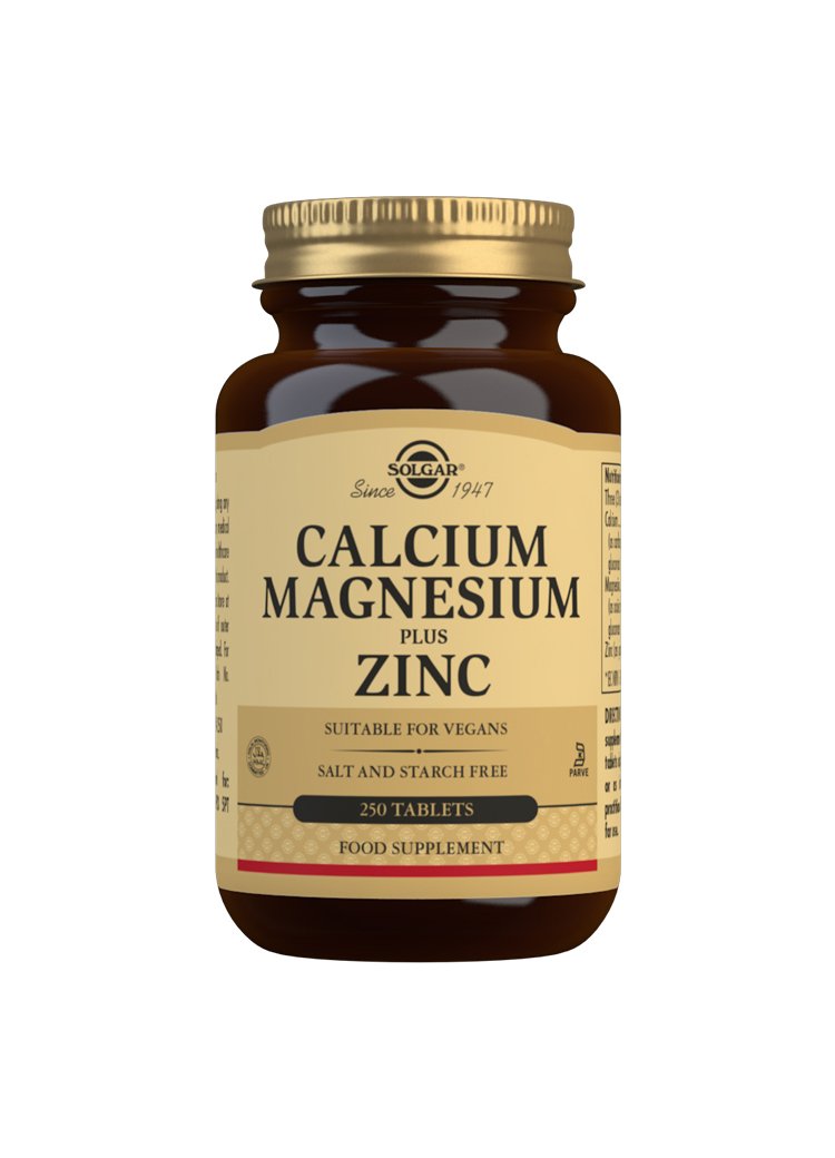 Solgar Calcium Magnesium Plus Zinc Tablets