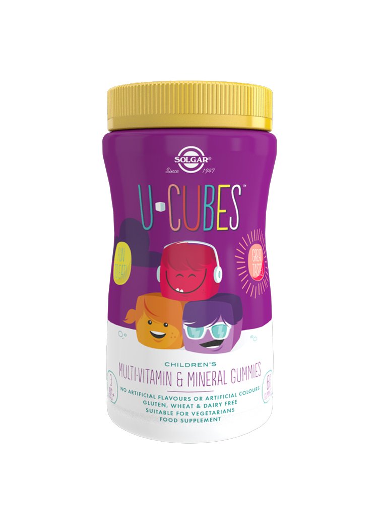 Solgar U-Cubes Children's Multi-Vitamin and Mineral Gummies