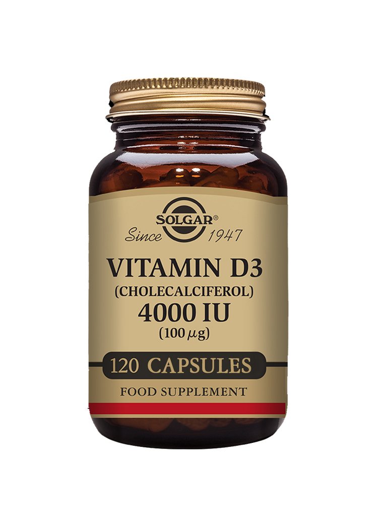 Solgar Vitamin D3 4000 IU (100 «µg) Vegetable Capsules