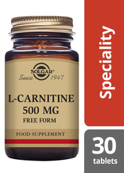 Solgar L-Carnitine 500 mg Tablets