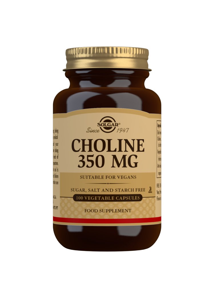 Solgar Choline 350 mg Vegetable Capsules