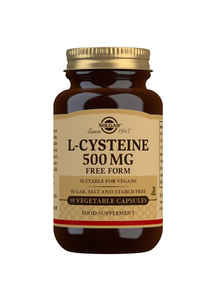 Solgar L-Cysteine 500 mg Vegetable Capsules