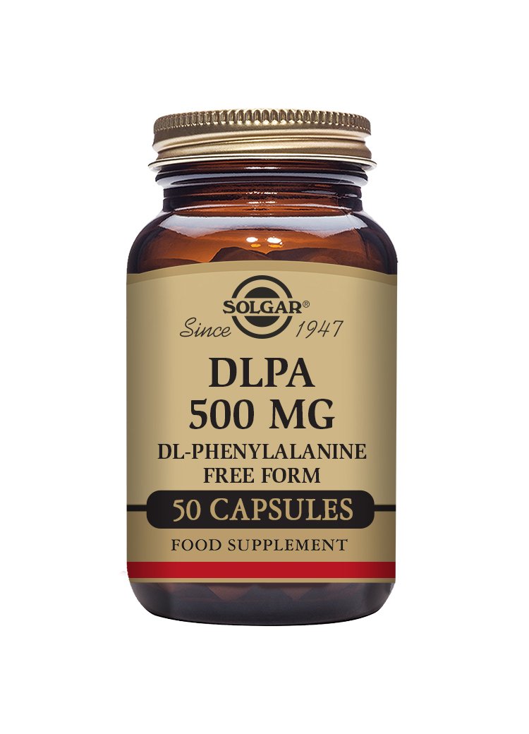 Solgar DLPA DL-Phenylaline 500 mg Vegetable Capsules