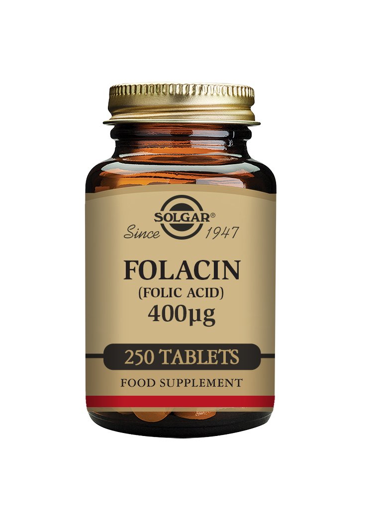 Solgar Folacin 400 «µg (Folic Acid) Tablets