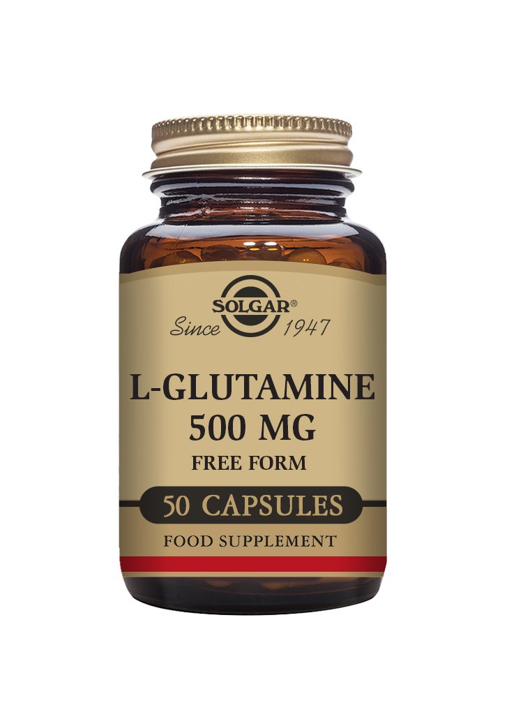 Solgar L-Glutamine 500 mg Vegetable Capsules
