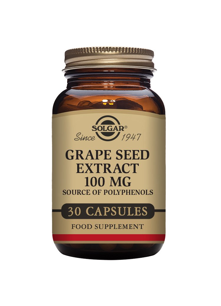 Solgar Grape Seed Extract 100 mg Vegetable Capsules