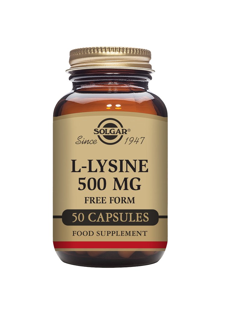 Solgar L-Lysine 500 mg Vegetable Capsules