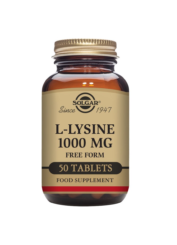 Solgar L-Lysine 1000 mg Tablets