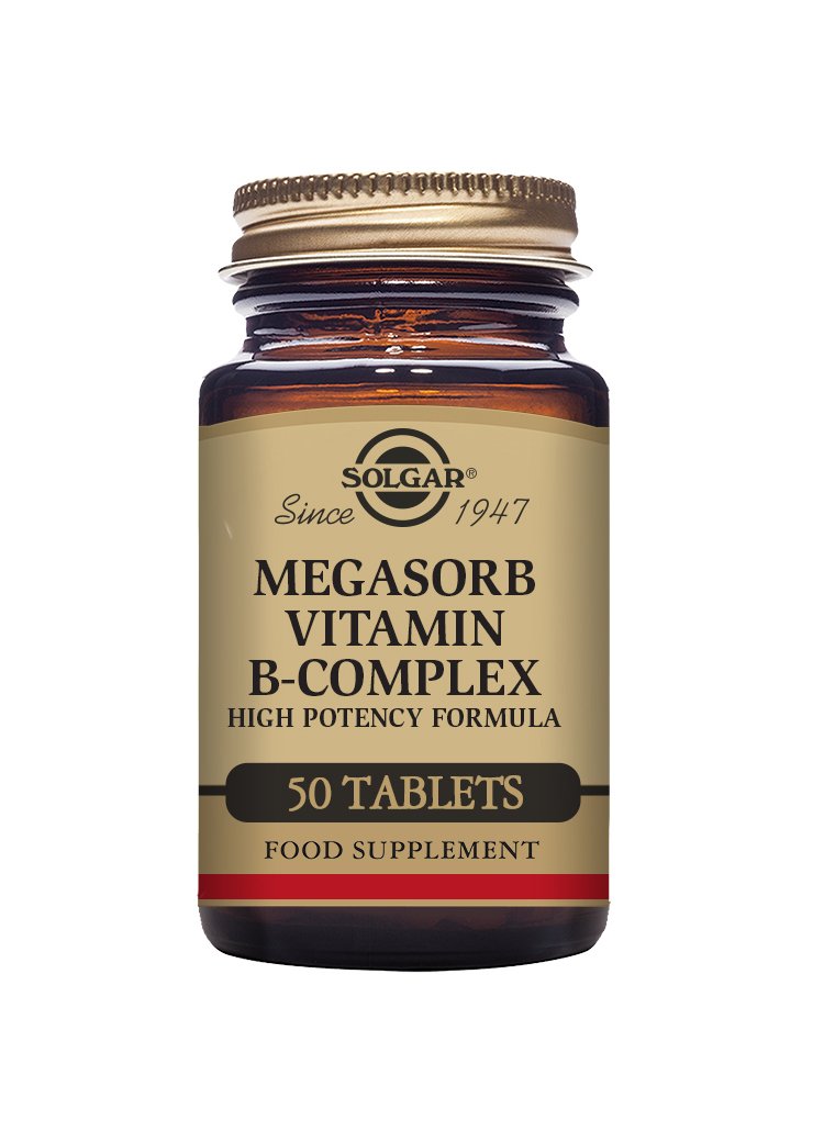 Solgar Megasorb Vitamin B-Complex Tablets