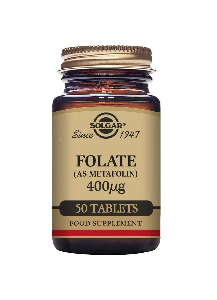 Solgar Folate 400 «µg (as Metafolin(R)) Tablets