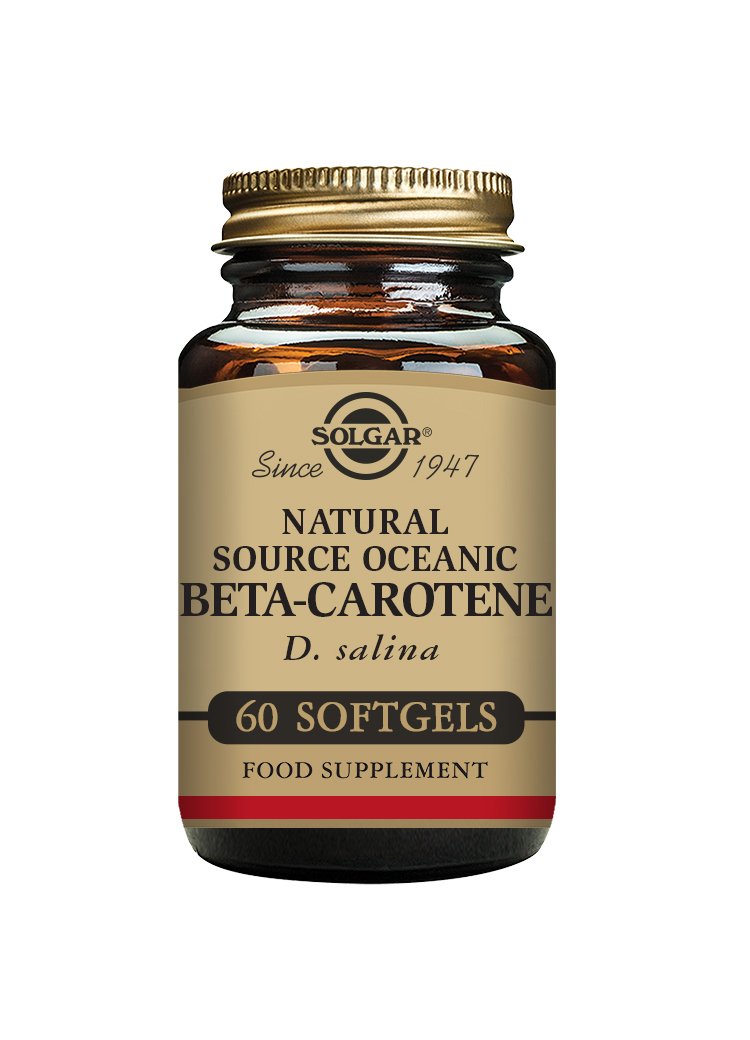 Solgar Natural Source Oceanic Beta Carotene Softgels