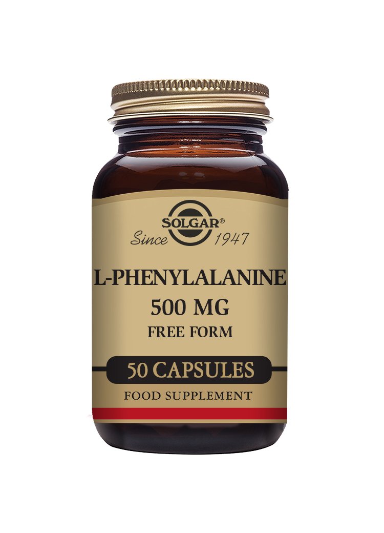 Solgar L-Phenylalanine 500 mg Vegetable Capsules