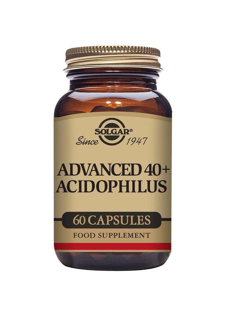 Solgar Advanced 40+ Acidophilus (100% Dairy Free) Vegetable Capsules