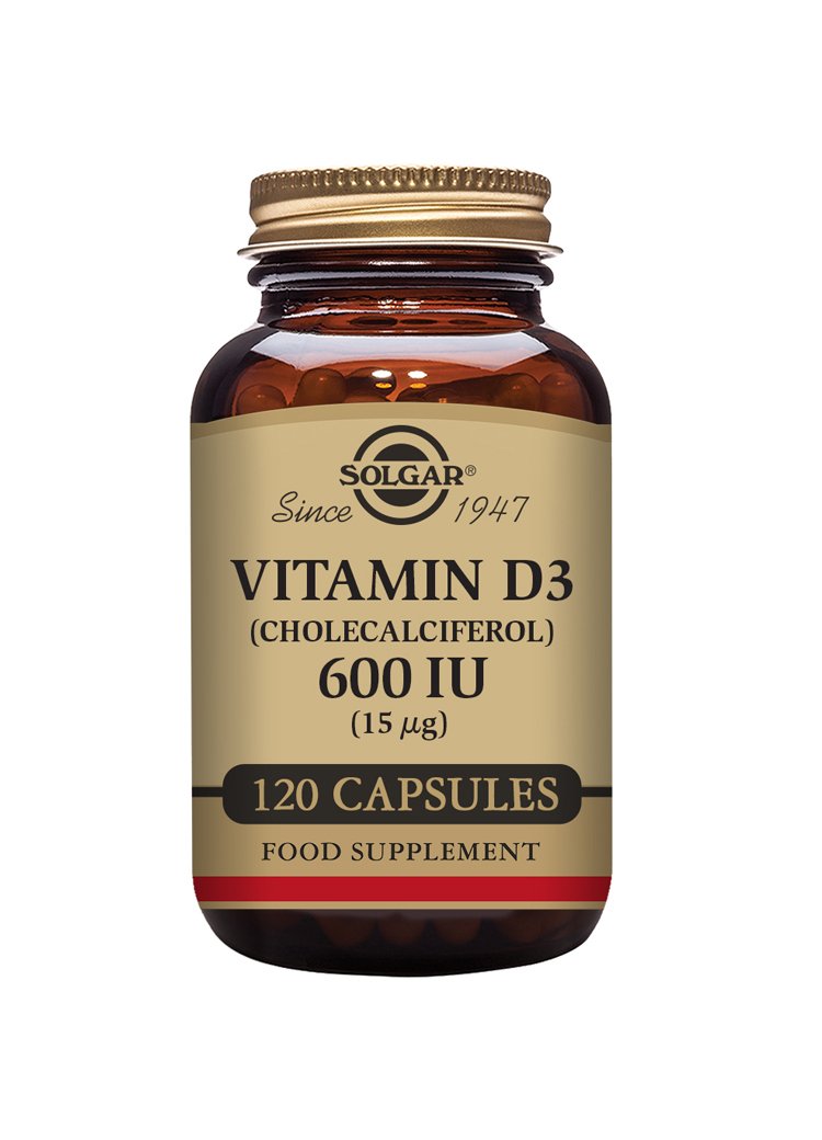 Solgar Vitamin D3 600 IU (15 «µg) Vegetable Capsules