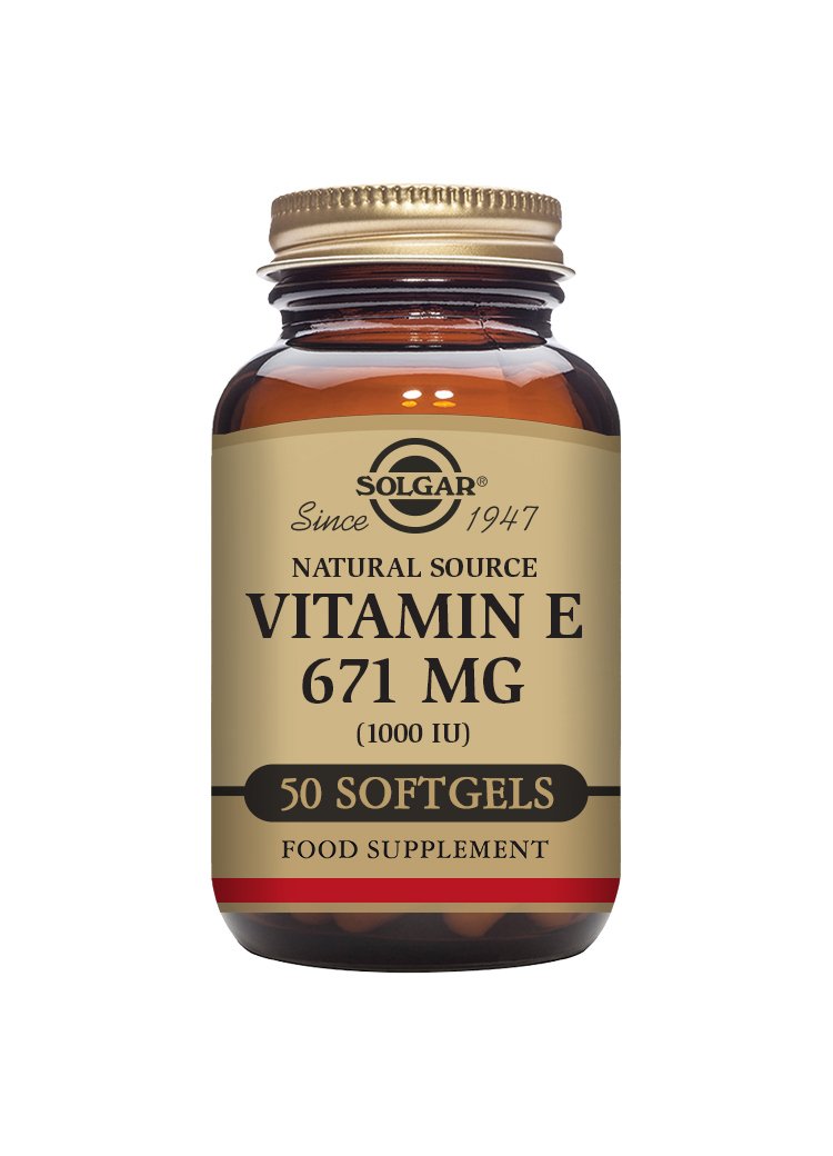 Solgar Vitamin E 671 mg (1000 IU) Softgels