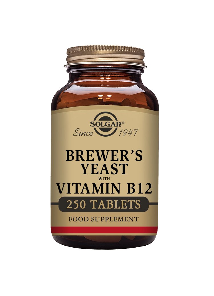 Solgar Brewer's Yeast with Vitamin B12 Tablets