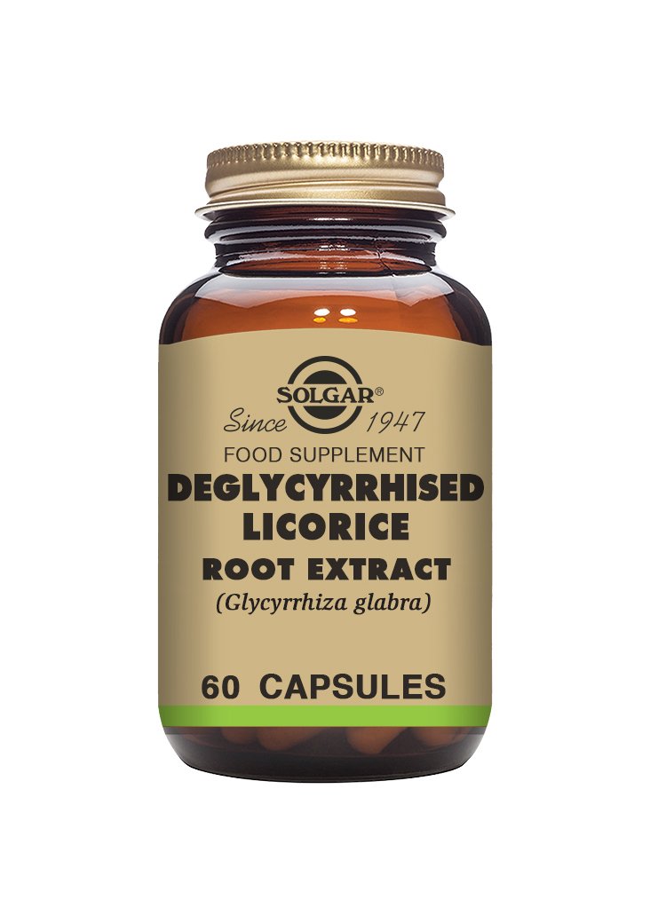 Solgar Deglycerrized Licorice Root Extract Vegetable Capsules