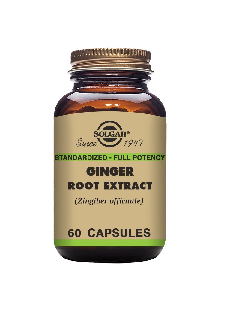 Solgar Ginger Root Extract Vegetable Capsules