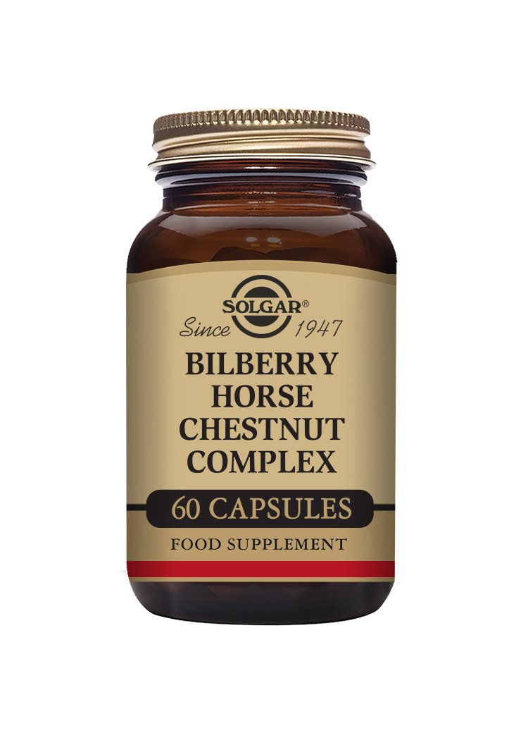 Solgar Bilberry Horse Chestnut Complex Vegetable Capsules