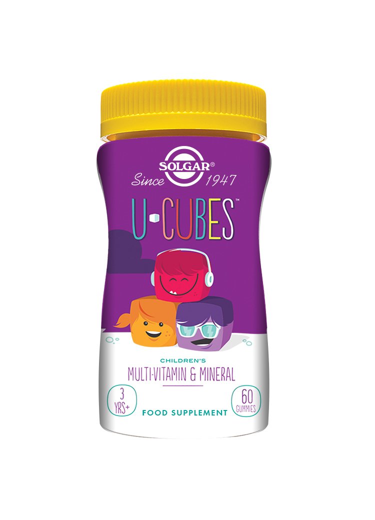 Solgar U-Cubes Children's Multi-Vitamin and Mineral Gummies