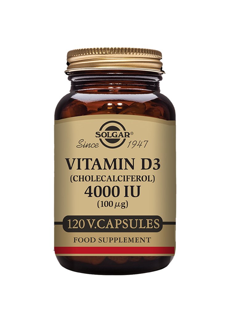 Solgar Vitamin D3 4000 IU (100 «µg) Vegetable Capsules