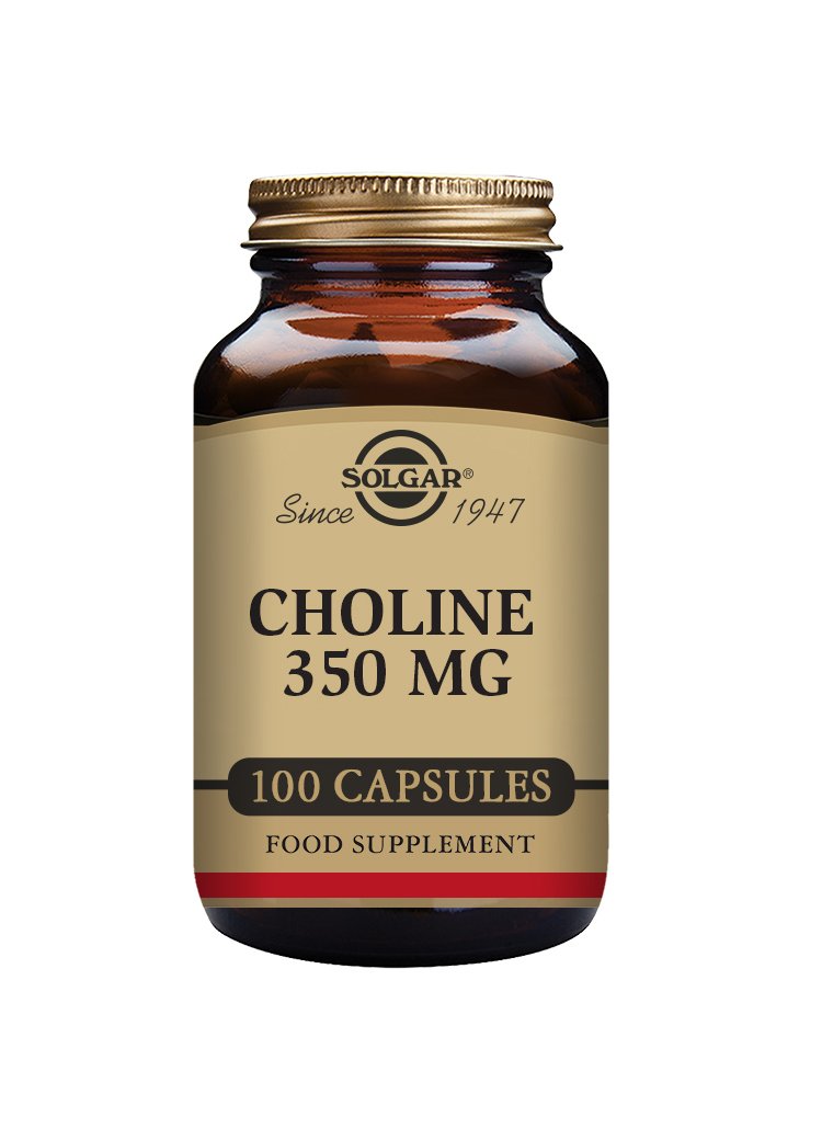 Solgar Choline 350 mg Vegetable Capsules