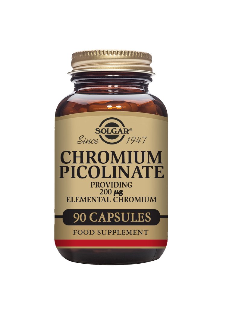 Solgar Chromium Picolinate 200 «µg Vegetable Capsules