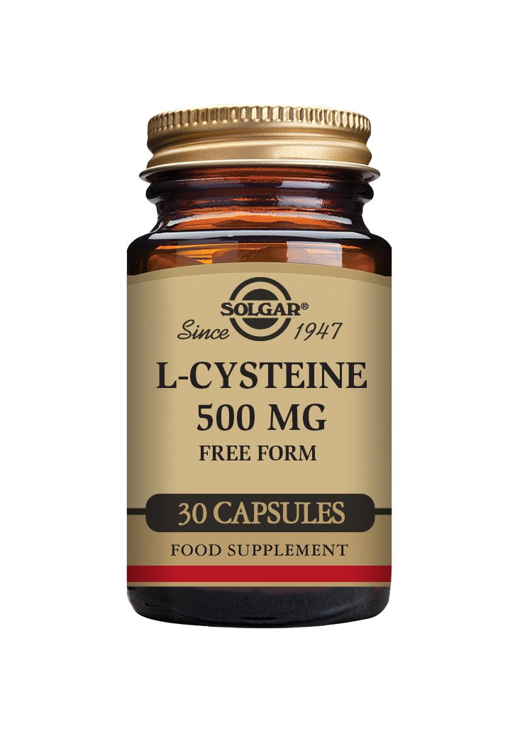 Solgar L-Cysteine 500 mg Vegetable Capsules